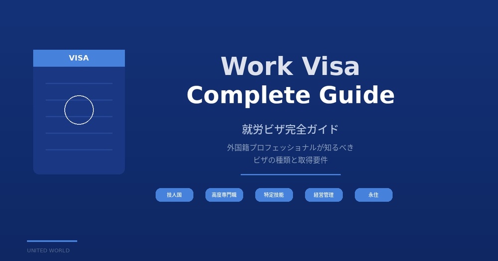 就労ビザ完全ガイド――外国籍プロフェッショナルが知るべきビザの種類と取得要件